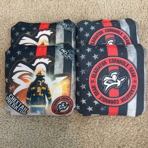 Gladiator Cornhole Gear 2025 Cheetah Predator Pro Bags & Sidekick carrying case